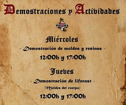 ManlimaCosplay's tweet photo. Horario de actividades y demostraciones en nuestro stand durante el @festivalcelsius
Horarios sujetos a cambios/ampliaciones si vemos que están muy solicitados 😚
Patrocina: @ferocast
#celsius2018 #celsius #cosplay #manlima #workshop #feroca https://t.co/QrPFxLzpv6