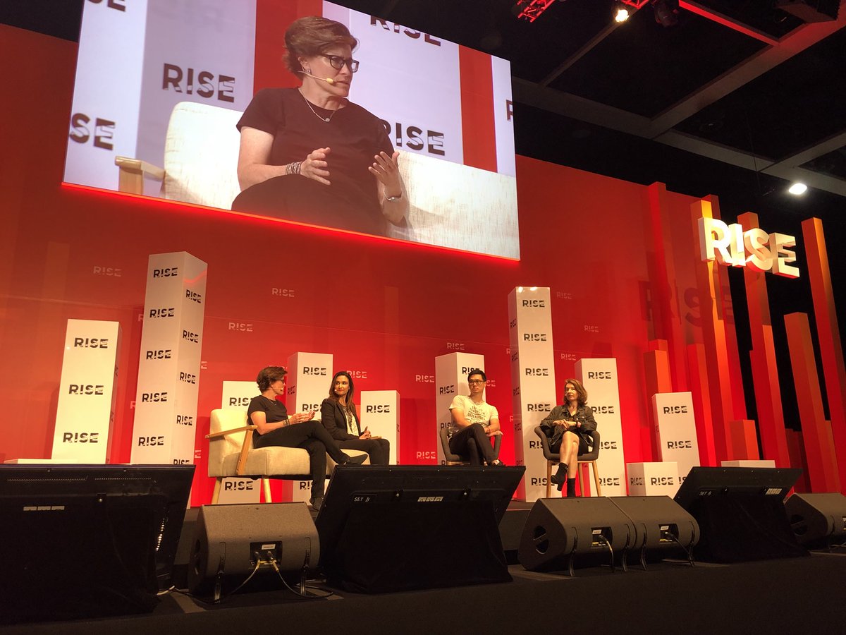 uptin's tweet image. “I’m not addicted to anything. I don’t drink, smoke, but I really can’t be without this. It’s an overwhelming fight to fight this. And It’s designed to do that.” -@karaswisher on #TechAddiction @RISEConfHQ #HongKong