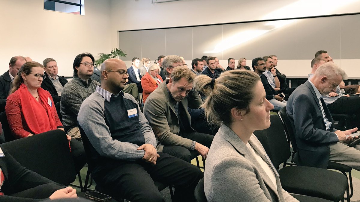 kati_pai's tweet photo. Great turn out for the EMA Callaghan Innovation meet-up in Auckland this afternoon, focus on the recent manufacturing trek to Chicago. Data savvy Cobot trainers &amp; future jobs topic of conversation! @callaghannz #industry4 #digitalstrategy @EMA_Nrthn @StantiallNathan https://t.co/L6fSV4lKu1
