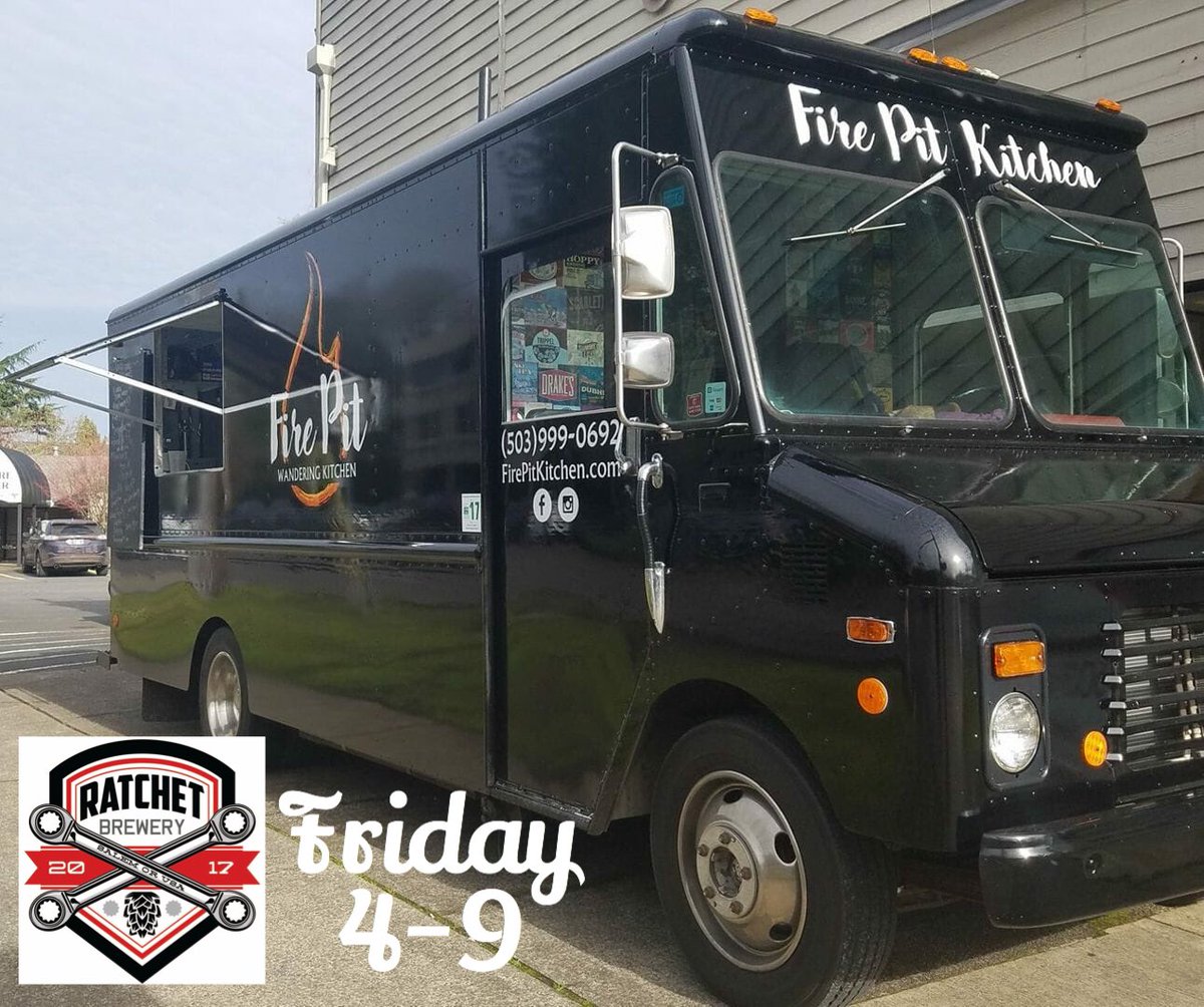 RatchetBrewery's tweet photo. Fire Pit Kitchen will be parked at the brewery Fri from 4-9. #salemoregon #insalemoregon #drinksalembeer https://t.co/feLe7ZBgHF