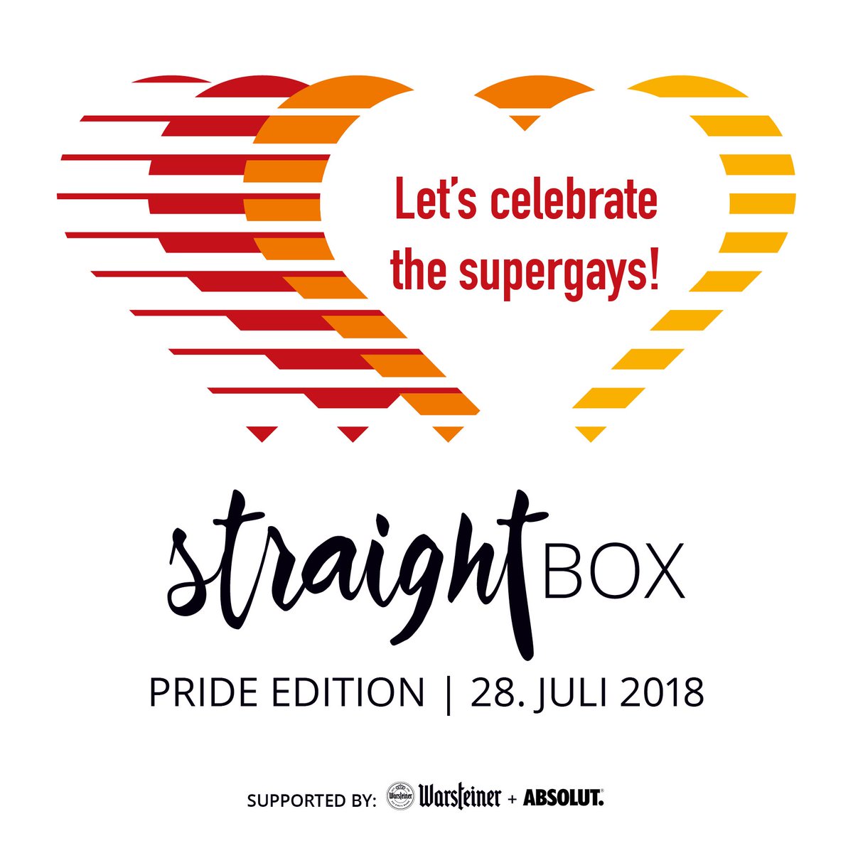 STRAIGHT's tweet photo. An einem Mittwochmorgen mitten im Juli an einen Samstag Ende Juli denken. 🥰. #straightbox #pride #csdberlin #jippiejaygay https://t.co/jdsxtV8X79