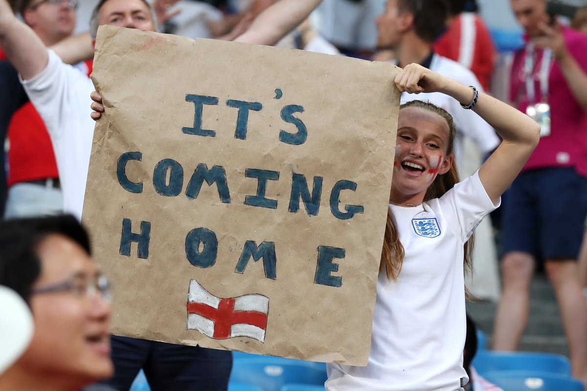 BBCSport's tweet photo. Waking up like...

#ENG #ThreeLions #bbcworldcup https://t.co/Cxdz2yfQZM
