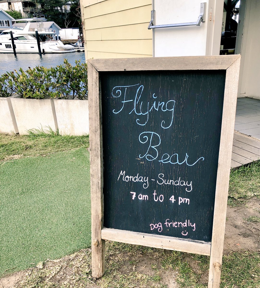 LisJacqs's tweet photo. Post work out refuel.
#Sydney #Winter #FlyingBearCafe #DogsWelcome https://t.co/fOhsLkW0ei