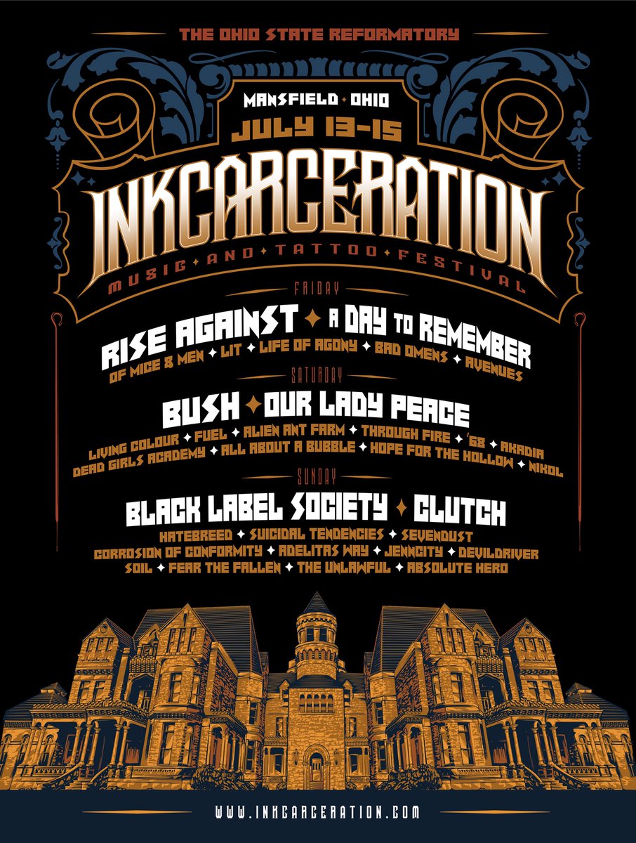allaboutabubble's tweet photo. We’re only a few days away from Inkcarceration get your tickets at https://t.co/4pJ4JgGeRB

#INKCARCERATION  #INMATES  #OHIOSTATEREFORMATORY https://t.co/ZhK2sX7fsW