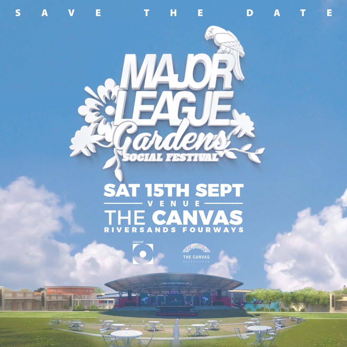 MAJORLEAGUEDJZ's tweet photo. SAVE THE DATE ‼️MAJOR LEAGUE GARDENS ‼️ 15TH SEPTEMBER 2018 ‼️ TICKETS GO ON SALE NEXT WEEK🍃🌸🌾 LETS ROCK https://t.co/E4kM97TbGW