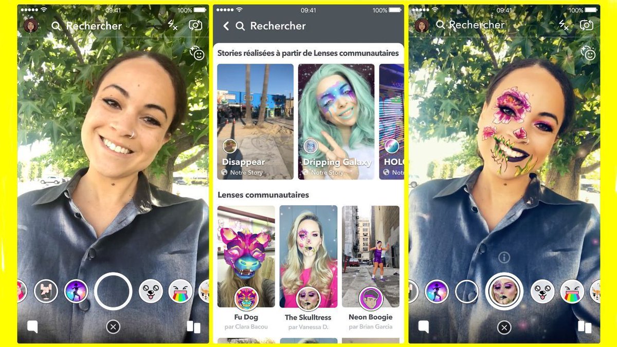FlashTweet's tweet photo. 9️⃣[#ReseauxSociaux] #Snapchat invente la bibliothèque de filtres #AR avec #LensExplorer https://t.co/Ogj6sbaz06 v/ @01net 

#FlashTweet 

#SocialMedia #AugmentedReality #RealiteAugmentee #MediasSociaux #Facebook #DigitalTransformation #DigitalMarketing #TransfoNum https://t.co/V8a3OrPce6