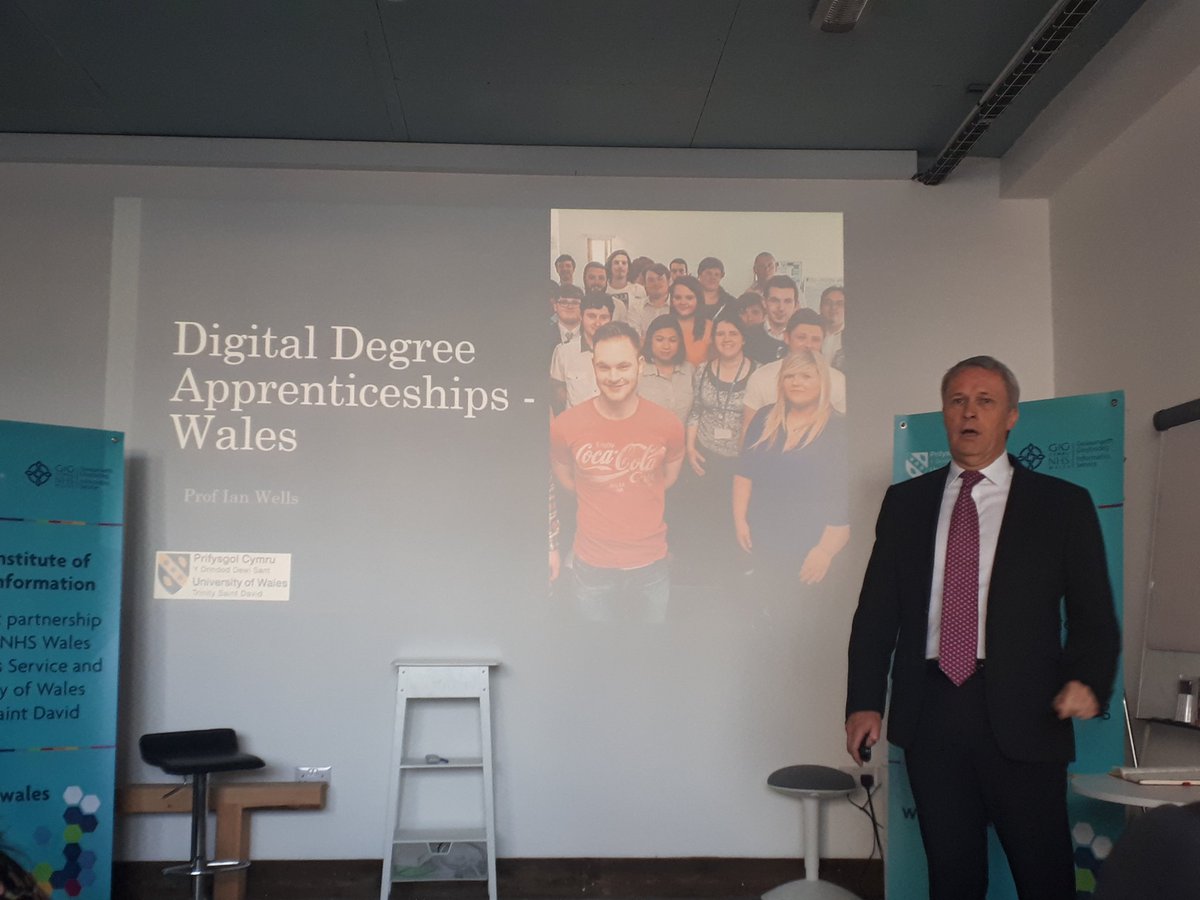 NTFWwbl's tweet photo. An early start to the day to hear about the launch of the new Digital Degree Apprenticeships in Wales through @UWTSD. Exciting times!
#apprenticewales #degreeapprenticeships #digital https://t.co/7yxFQunM00
