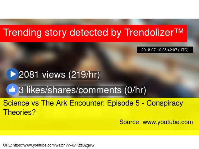 Science vs The Ark Encounter: Episode 5 - Conspiracy Theories? #AdamSedwick #AdamSedgwick #KenHam creationism.trendolizer.com/2018/07/scienc…