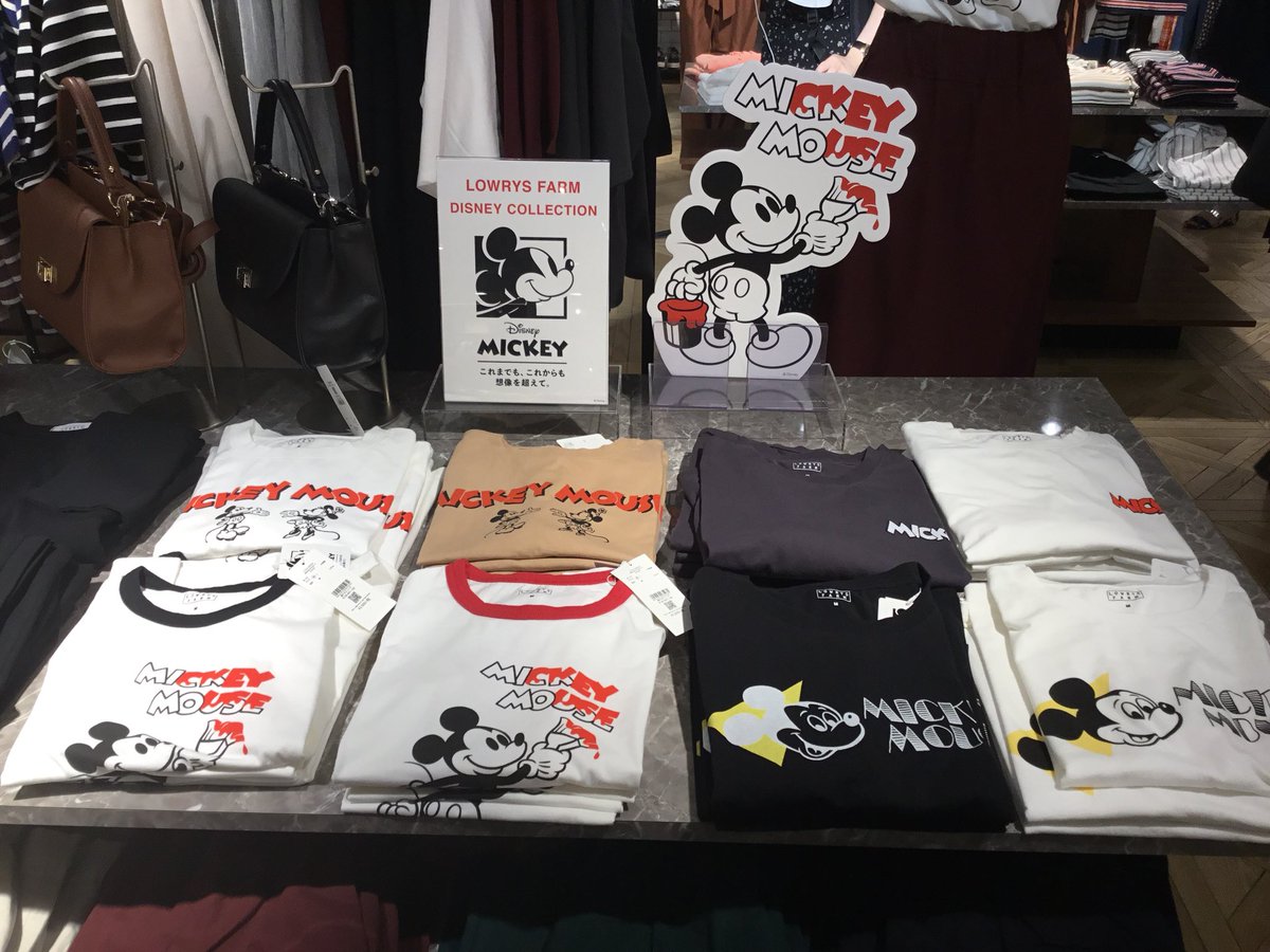ルミネ横浜 4f ローリーズファーム ミッキー とのコラボtシャツが登場 シンプルなデザインなので 色々なコーディネートを楽しめそうですね ルミネ横浜 4f ローリーズファーム ミッキー とのコラボtシャツが登場 シンプルなデザインなので 色々なコーディネートを楽しめそうですね