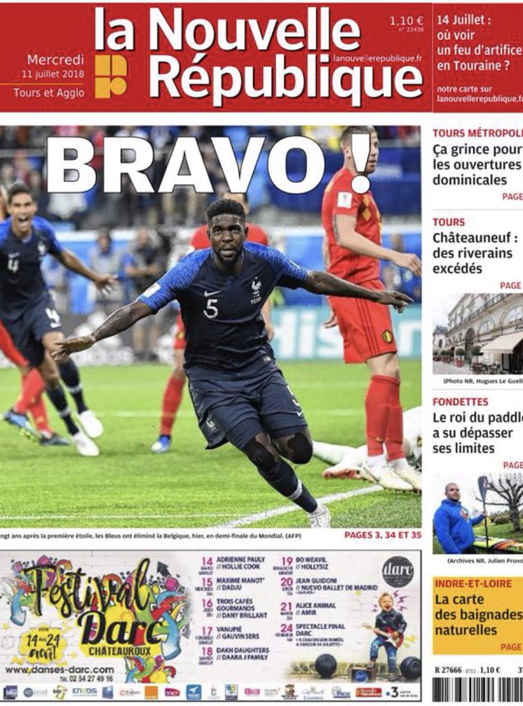 Heute gibts hier definitiv nur ein thema... #Frankreich #finale #wm2018