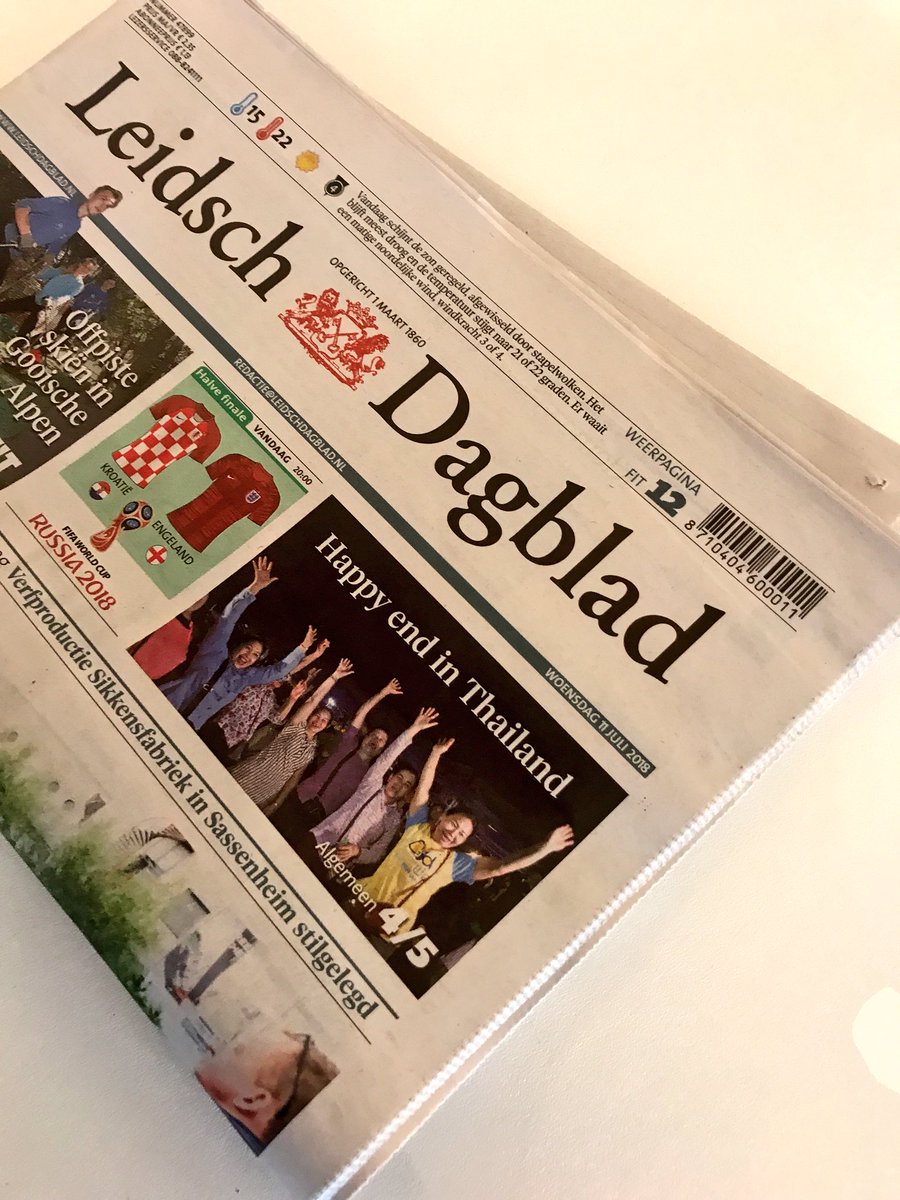 jochemmyjer's tweet photo. Iemand heeft humor bij het Leidsch Dagblad! https://t.co/df4gZzrFBO