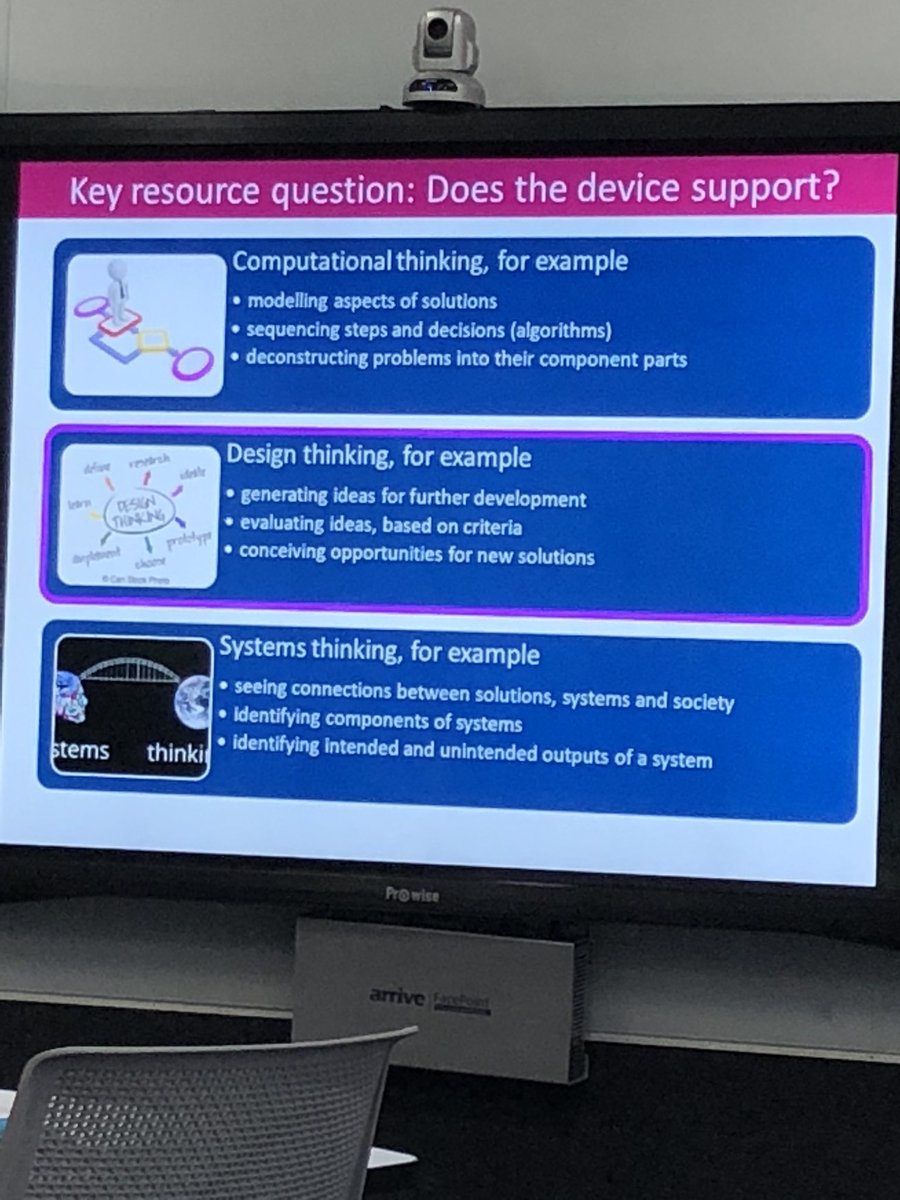 pkcc1's tweet image. Design thinking is a purposeful process #edtechsa2018 @DigiTechHub #dfe @klbutler65 @scibabe