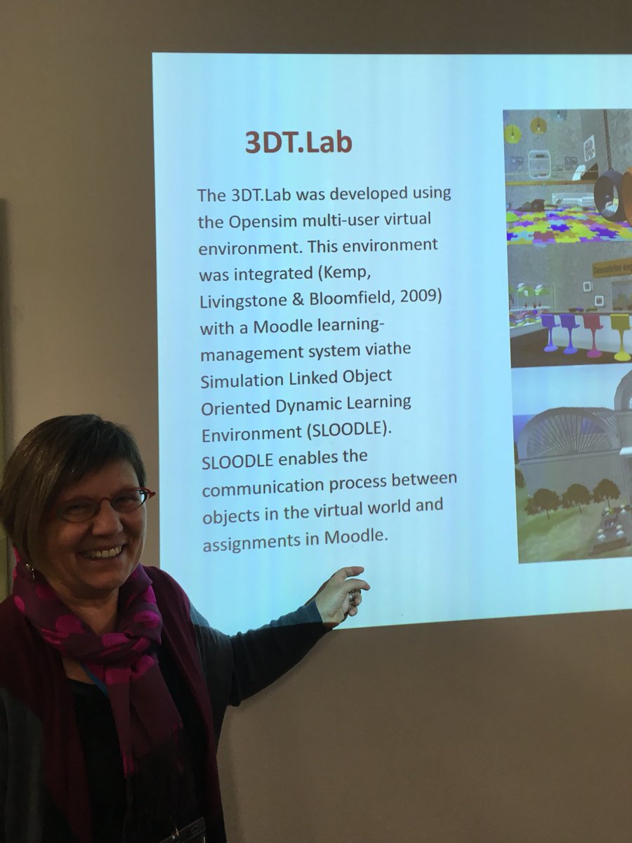 Merce_G's tweet photo. Presenting 3DT.Lab #SIMULAB in #wfate2018 @ACUmedia sharing session with @LouiseStarkeyNZ & #Lynda https://t.co/ulOuYF5mqq. A very interesting session #innovation #teacher #education #learning #technology @argeturv https://t.co/YBAxXi2N60