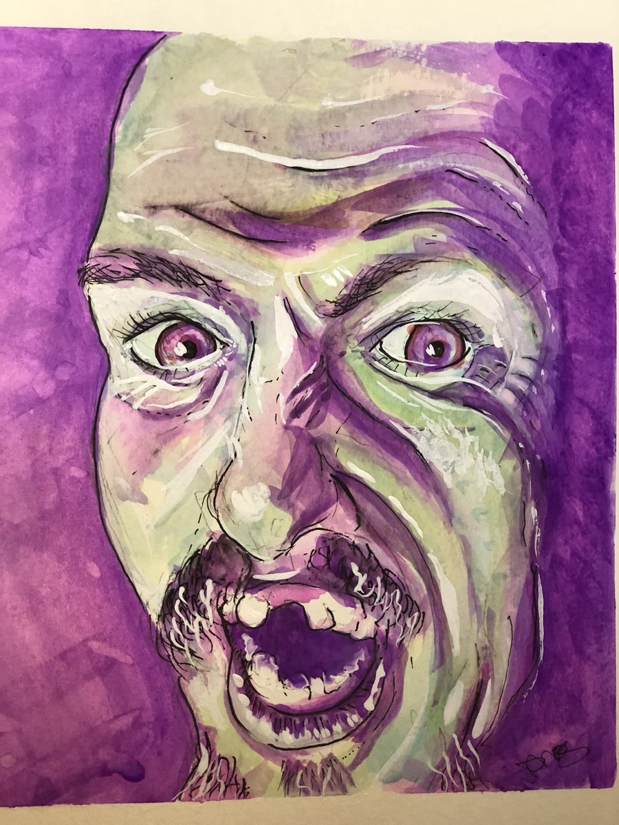 dmphos's tweet photo. Practicing #watercolor #DND #fantasyart https://t.co/YJnrC0mAOA