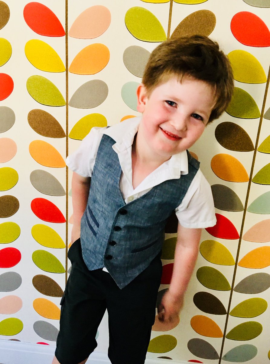 Hugo is proudly supporting #WaistcoatWednesday to support England and raise valuable funds for <a href="/bloodwise_uk/">Bloodwise</a> (and looking far too grown up in the process!) 
Text WAISTCOAT to 70800 to give £5 #ItsComingHome ⚽️❤️