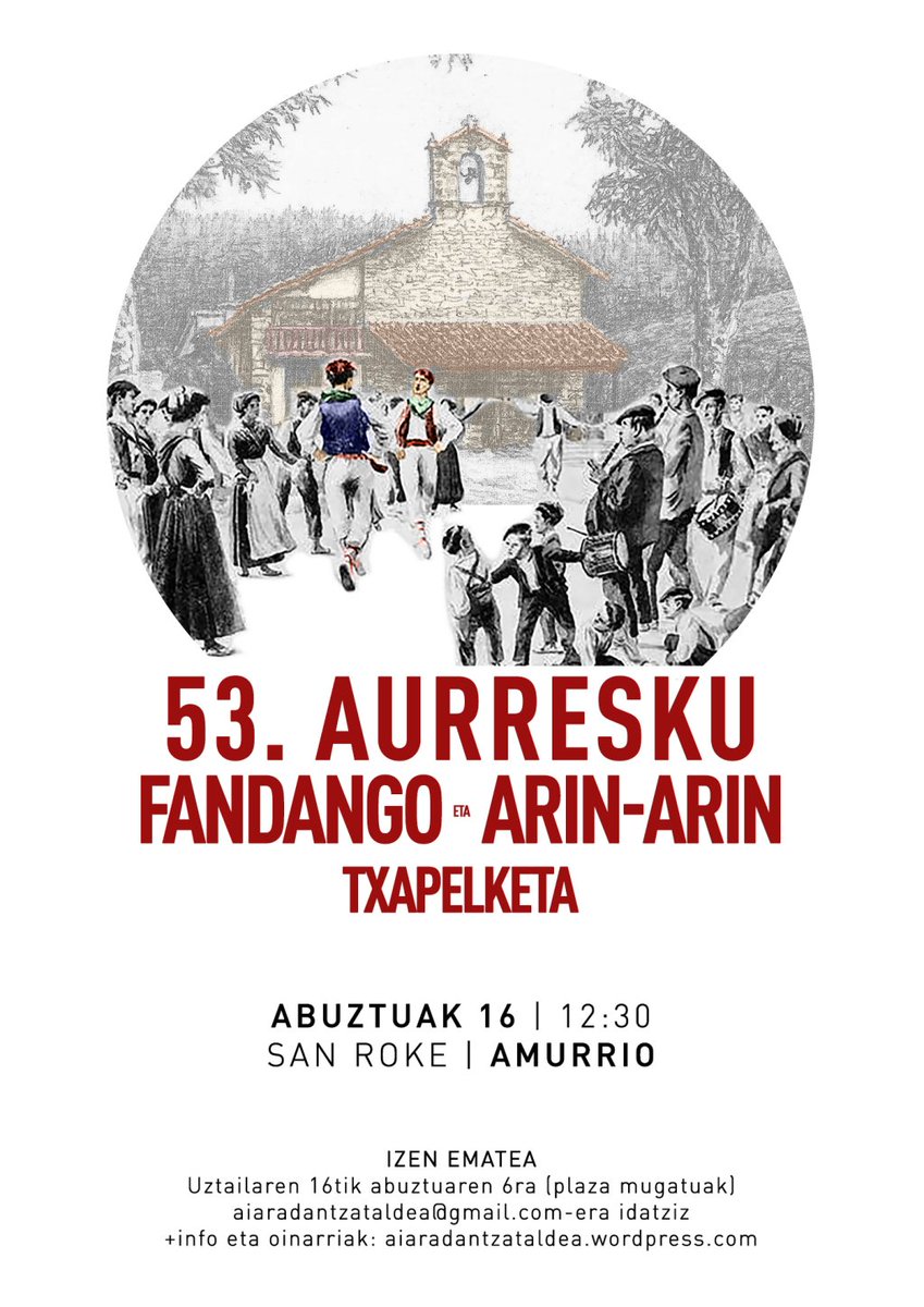 53. AURRESKU ETA FANDANGO ETA ARIN ARIN TXAPELKETA aiaradantzataldea.wordpress.com/2018/07/11/53-…