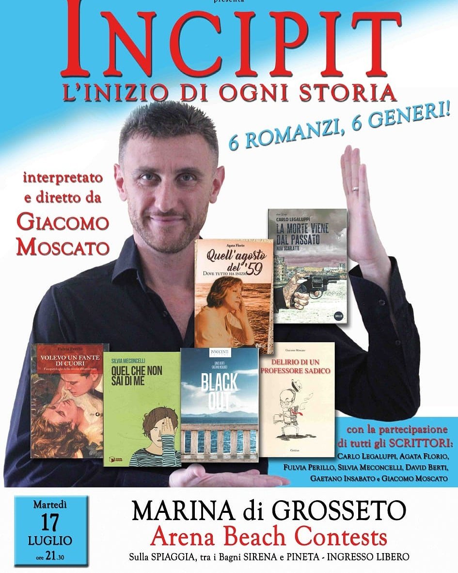 DavidBerti6's tweet photo. Black out vi aspetta martedì 17 alle ore 21 e 30 a Marina di Grosseto ospite dello spettacolo dell'attore e regista teatrale Giacomo Moscato https://t.co/XVng6xj0yy