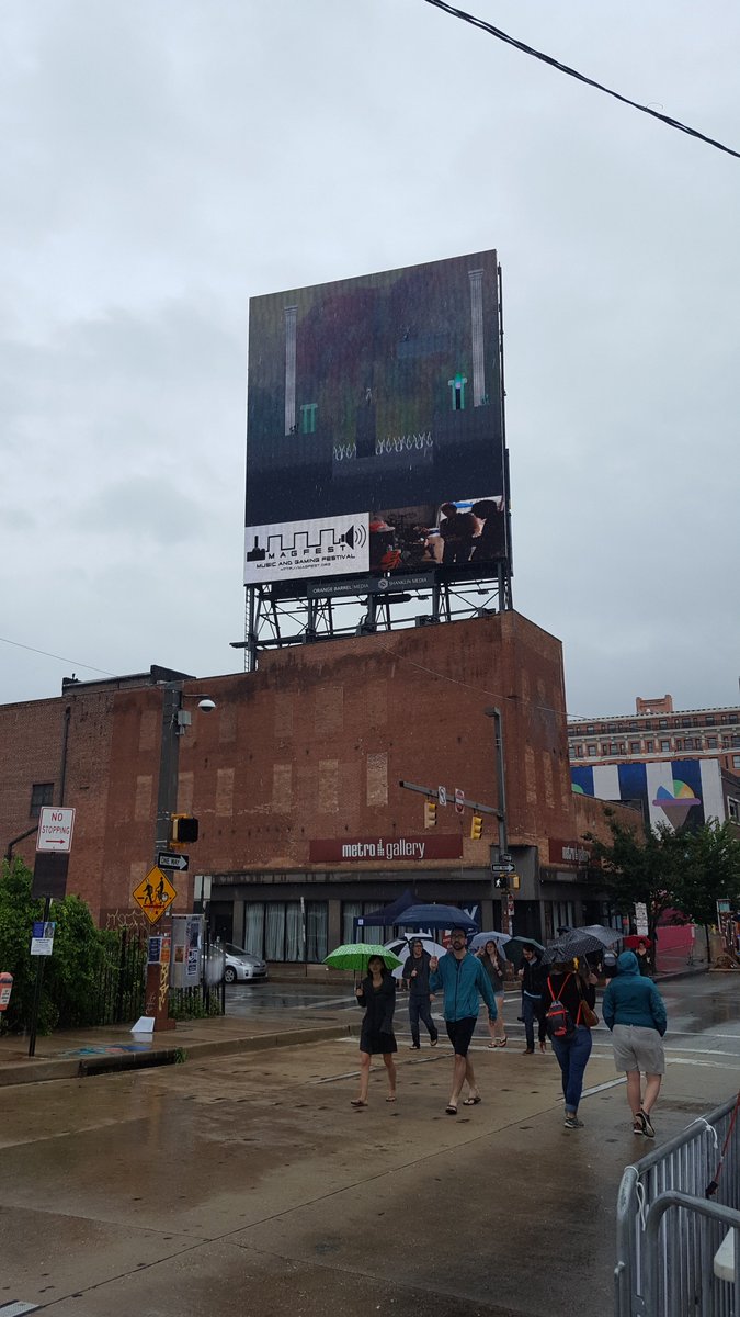 ganglyfish's tweet photo. We also got to have people play Lost Cave up on the @LEDbaltimore display on Saturday. Our thanks to the @MAGFest crew for making that possible and to everyone that stopped by to check it out! #artscape2018 #indiedev #gamedev #games #LEDBaltimore https://t.co/aU3NHbzj8k
