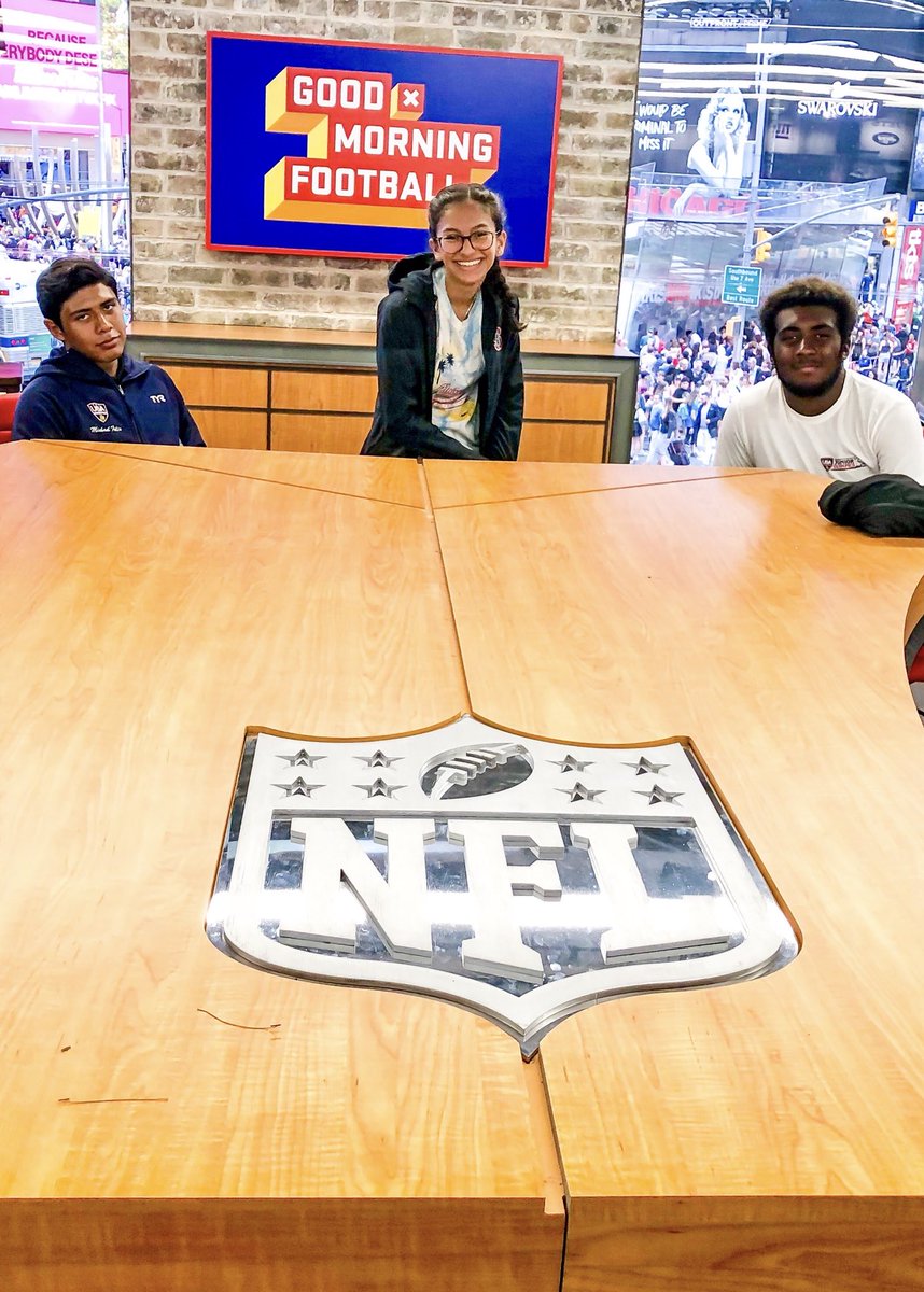 Hanging out at the NFL Experience store at Time Square. #NFLX #MyNFLX