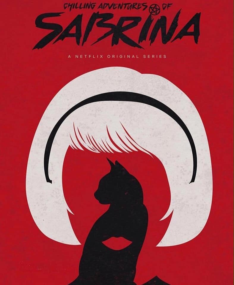 R5Chile's tweet photo. Afiche oficial de la serie Chilling Adventures of Sabrina 🔮 https://t.co/lm5uiZZ6M8