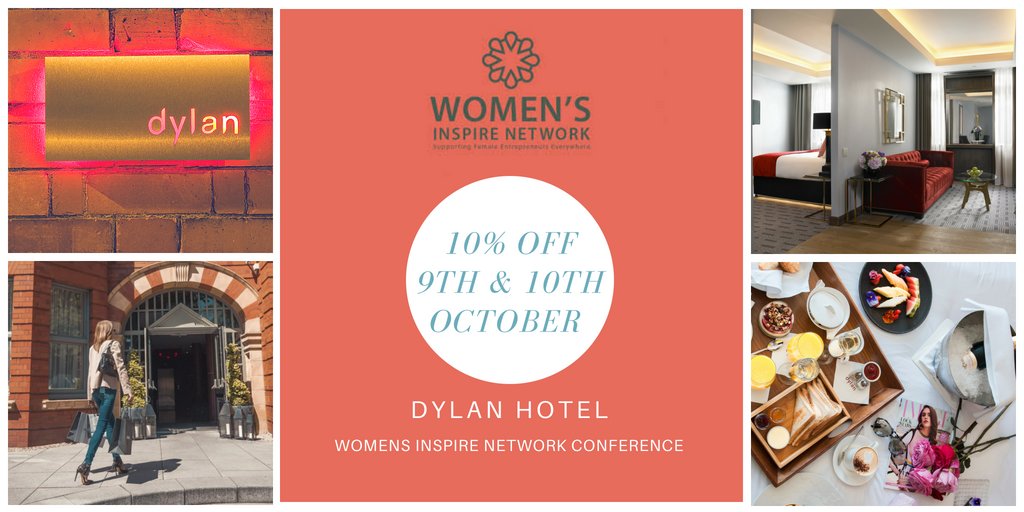DylanHotel's tweet photo. @Tweetinggoddess We look forward to meeting lots of your @WomensInspireIE ladies in October and we're offering 10% off for all your WIN ladies for 9th and 10th October at this link: https://t.co/Kd4Uybaq4R https://t.co/FighxQLLal