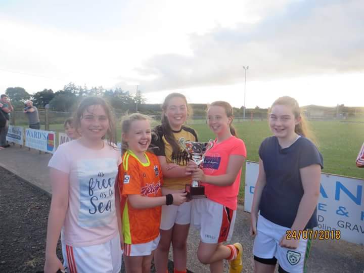 Massive well done to our u12 girls A team who won the <a href="/Mayo_LGFA/">Mayo LGFA</a> division 2 county final last night Hope you all enjoyed the celebrations 😁 below are the Ballycastle members
