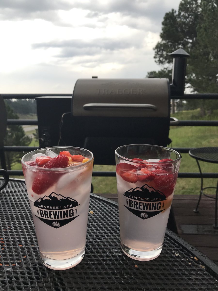 Genesee Labs gearing up for our BBQ and happy hour! 😀