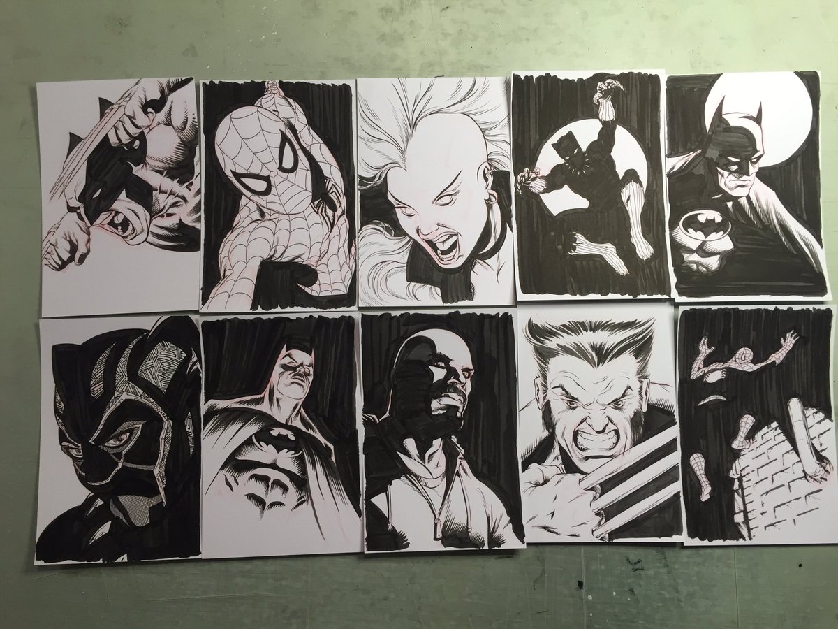 pqcomics's tweet image. Going to #RobCon2018? The first 5 people to show me their copy of #Ricanstruction gets one of these 4x6 free. Same for the first 5 to show me #Cryptopia &amp;amp;/or #Necrotic (via @comiXology #cxsubmit) #robcon @RobConBristol #batman #wolverine #spiderman #blackpanther #LukeCage #storm