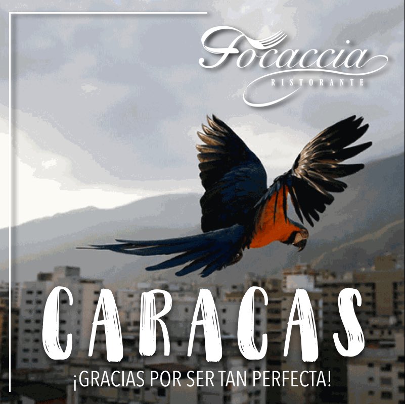 ¡FELIZ CUMPLEAÑOS! Siempre perfecta y única, con un #Ávila imponente que nos da su mejor cara cada día #Caracas451 #CCS451 #FocacciaRistorante #LasMercedes