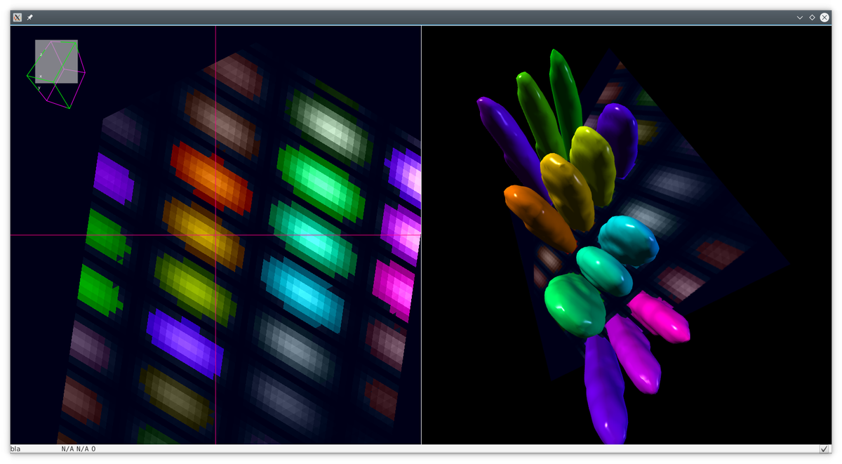 hanslovsky's tweet photo. Small example of how to use #Paintera (Java) from #Python to visualize 3D #numpy #ndarray with on the fly mesh generation:
https://t.co/pP7WHYUKkJ
https://t.co/g4FUtHpWPy
@FijiSc #Java #Python #JNI #PyJNIus #JNIus https://t.co/jXiXJixuZs