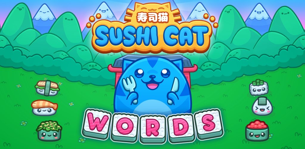 Jimp on X: I did the art for a new Sushi Cat game with @ArmorGames &  @krin_jj Sushi Cat: Words! Its a fun lil word game, for your brain!  Download it free