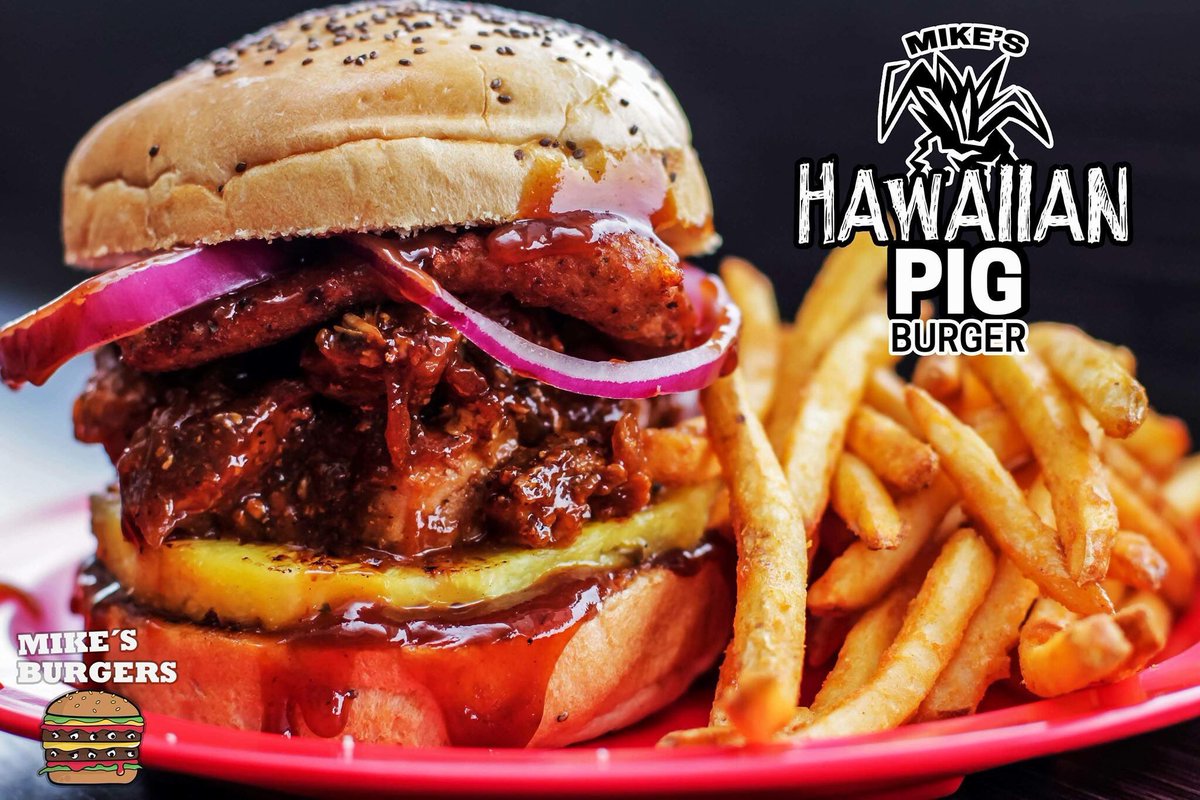 OnlyPartytime's tweet photo. Si te gusta la piña, las de cerdo y la barbacoa pedite una HAWAIAN PIG en combo por
$6.99 con papas y bebida. 🍍 🐷 🧀 🍔 @mikesburgersmerliot #burguerlovers🍔 #partytimesv #burguertime https://t.co/36lKMpKQml