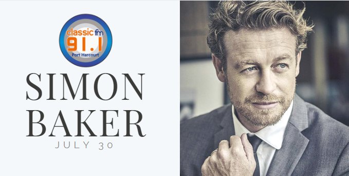 Happy birthday to actor and star of The Mentalist TV show, Simon Baker 