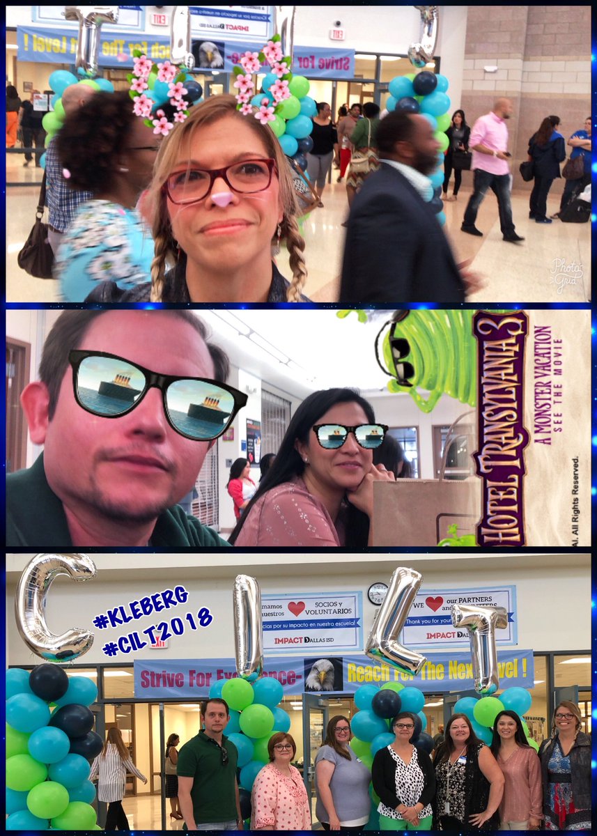 AmyZbylut's tweet photo. #CILT2018 Kleberg Elementary CILT are enjoying our collaboration at lunch and within the breakout sessions. https://t.co/bfVH1o03W1