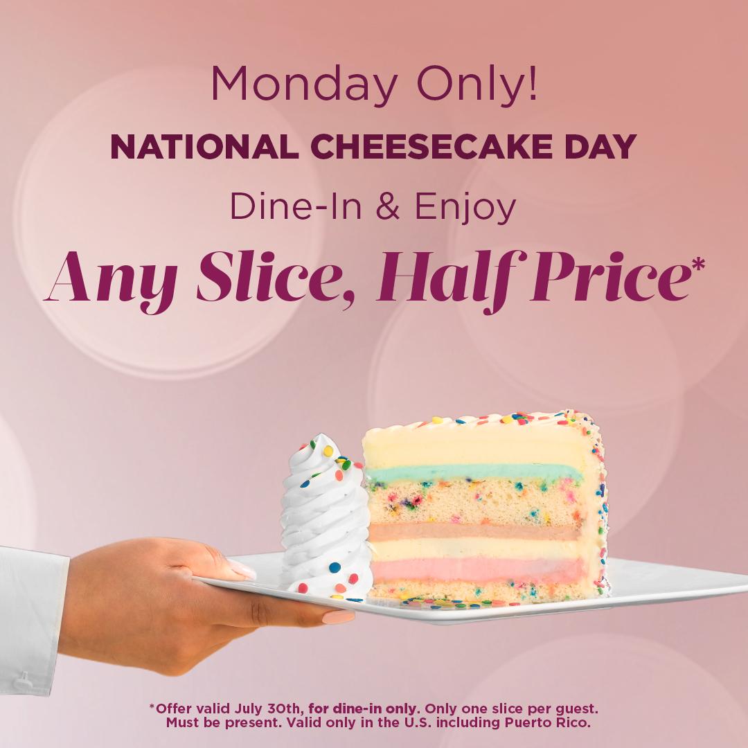 The Cheesecake Factory 🍰 tweet media