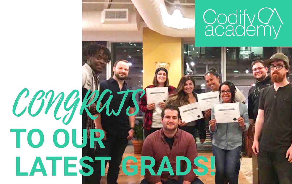 CodifyAcad's tweet image. Congratulations to our latest batch of graduates,well on their way to their next opportunities as professional developers!
#codify #grads #learntocode #changeyourlife #gethired #developer #codeschool