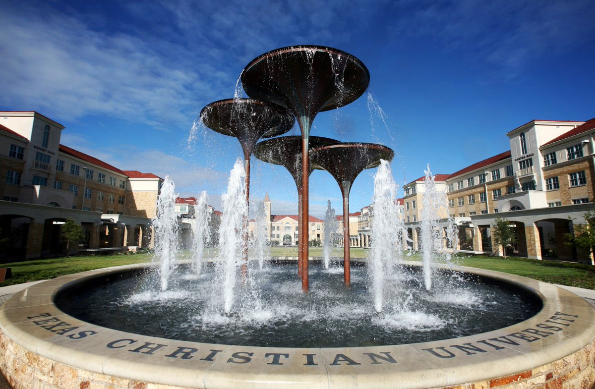 TCU's tweet photo. For the eighth year in a row, TCU has been named one of the "Great Colleges to Work For" by @chronicle. https://t.co/n4Emt0YBC9 https://t.co/u7yGyWubJq