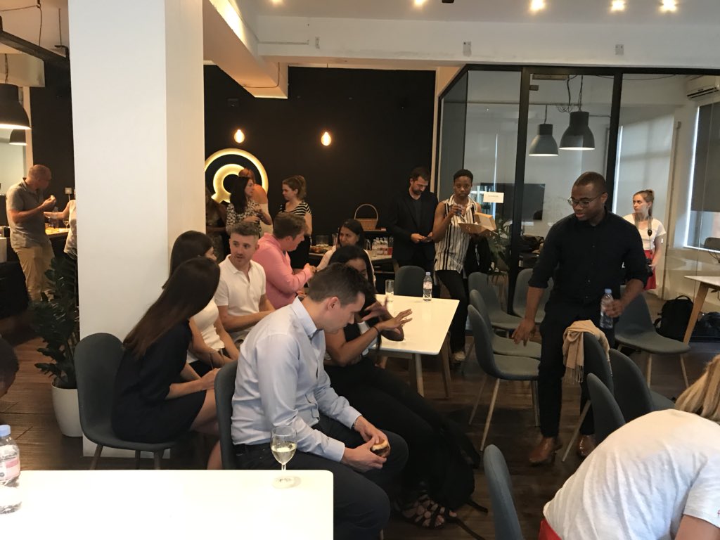 SolentDisruptor's tweet photo. @fiftyfiftypledge this evening with @ChrisTottman1 @SukiFuller and more! Have a look at how @YourLittleKanga and we are changing the landscape of #VC in the #UK join us in changing the way that new #startups #Entrepreneurs are funded #parity thanks for inviting us #London https://t.co/MzFcJXG7WV