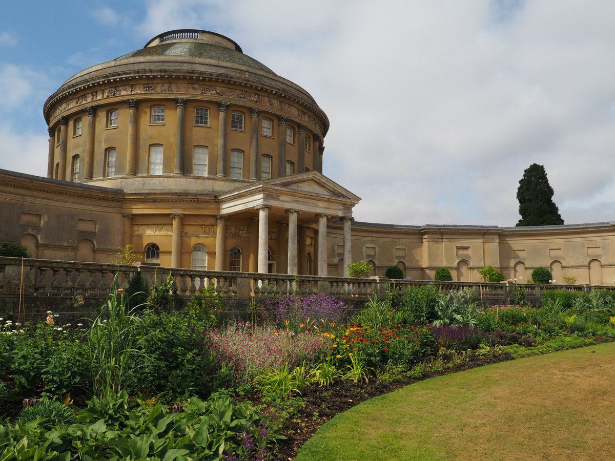nationaltrust's tweet photo. The summer border @IckworthNT is starting to flower. 

We'd love to know how the plants in your garden are coming along in this hot weather. https://t.co/4Jsg55FMT1