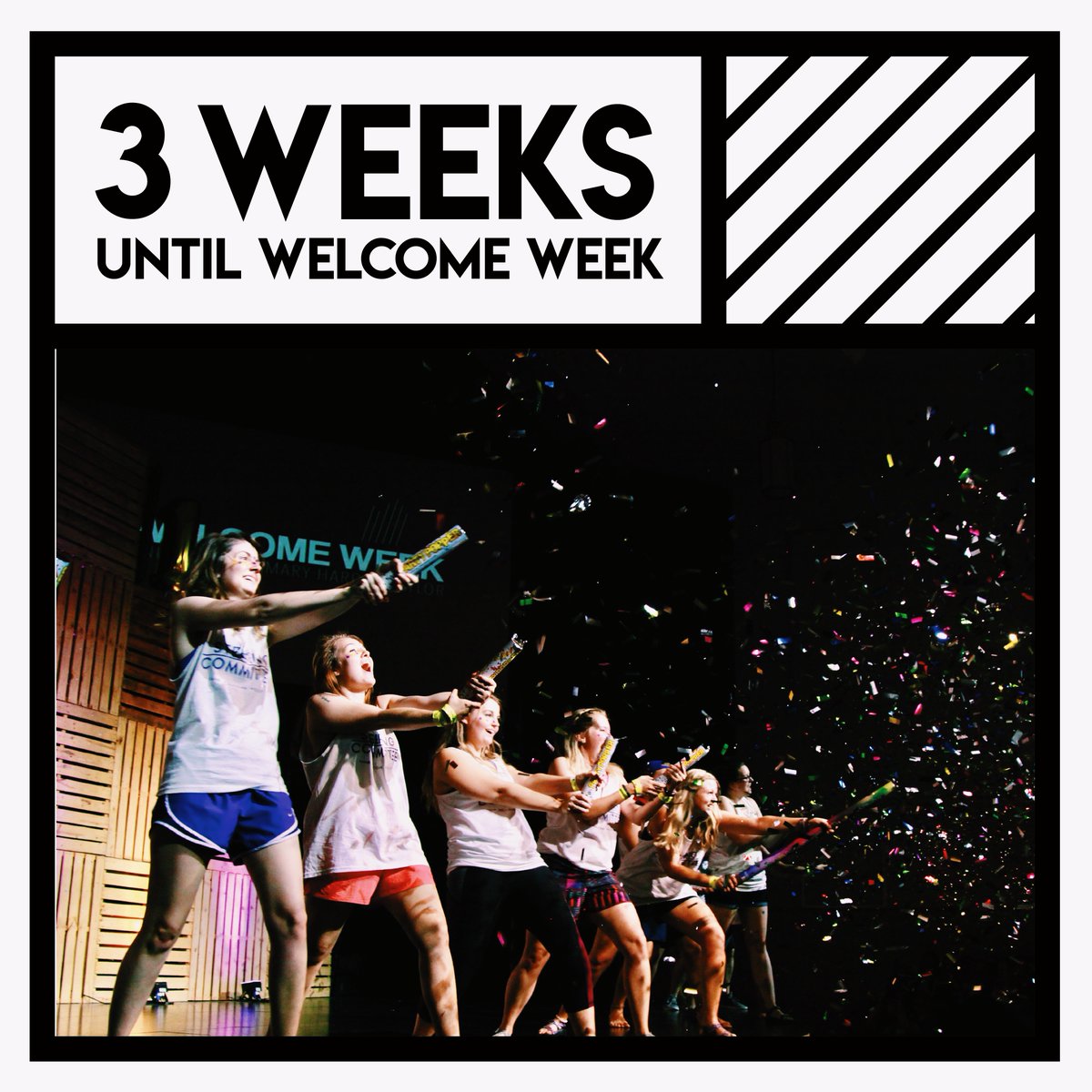 SO_UMHB's tweet photo. THREE WEEKS. RT if you can’t wait! #UMHB22 #UMHBWW18 https://t.co/GnlHKVXmLs
