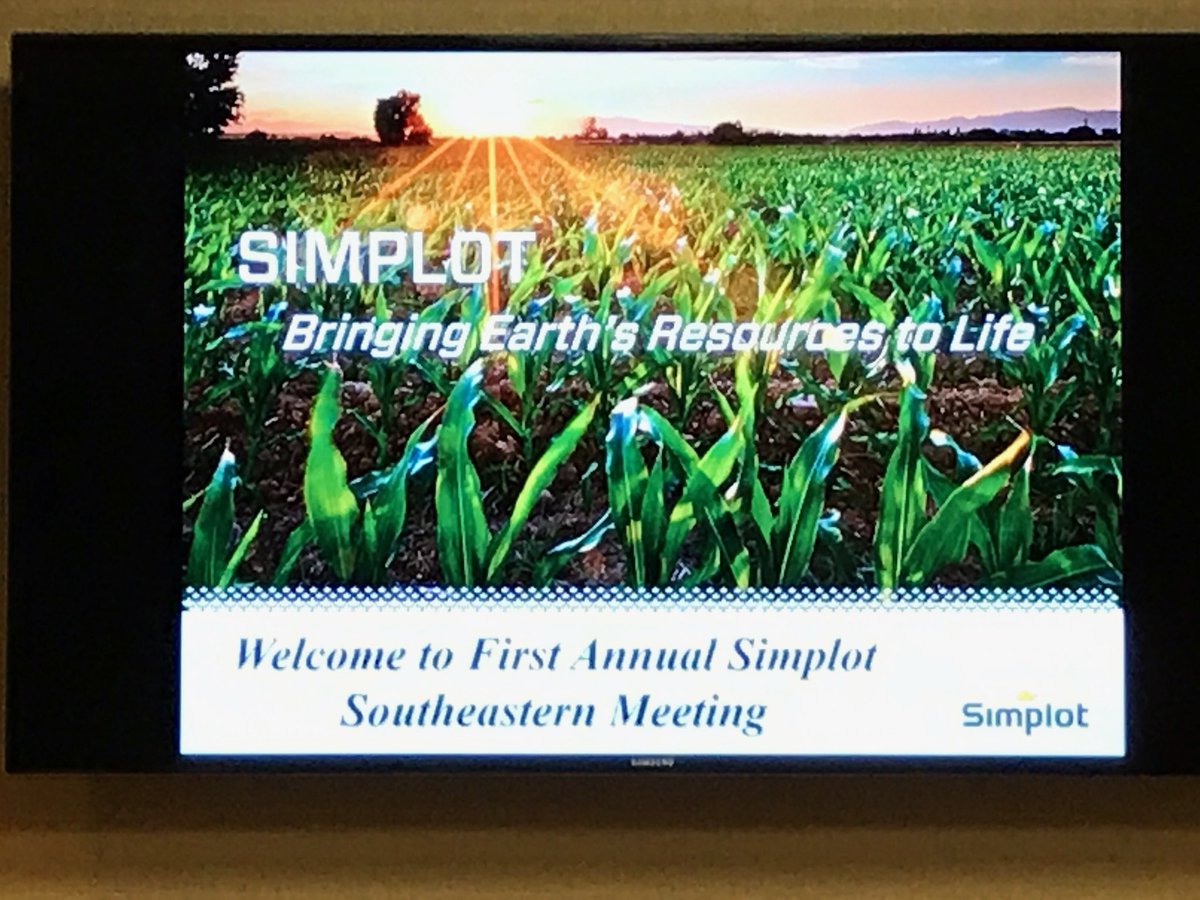 SimplotTurf's tweet image. Dr. Jeff Higgins and Travis Klosterboer welcome new #Simplot sales team in Houston today!