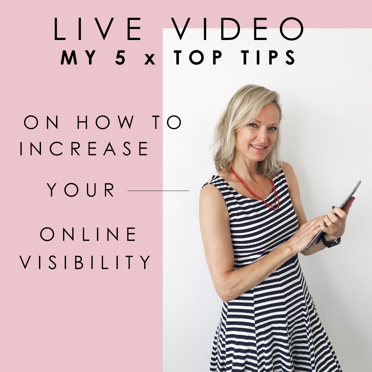 My 5 x top tips on how to increase your online visibility / 9am tomorrow!
Please join my live talk in my new Facebook Group EYE STORM - sorry it's for ladies only! Thur 25th July 9am
facebook.com/groups/EyeStorm