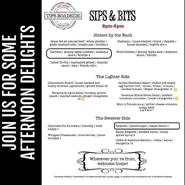 TipsRoadside's tweet image. #afternoondelights #sipsandbits #craftbeer #localspiritsanddrinks #eatlocal #sonomafoodie #sonomacounty #sonomavalley #tipsroadside ift.tt/2mIYC6C