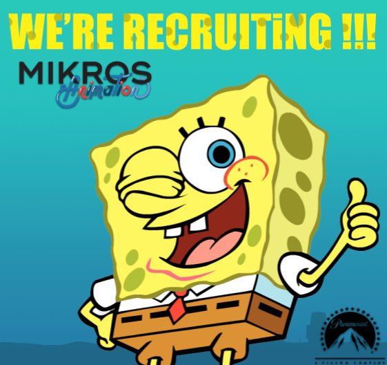 Guess who is working on the new SpongeBob SquarePants movie? 😊 @mikrosanimation 🇨🇦Montreal is recruiting, join Bob's team: mikrosimage-animation.eu/en/apply/
#mikrosanimation #mikrosanimationmontreal #spongebobsquarepants #newproject #joinforces #animation