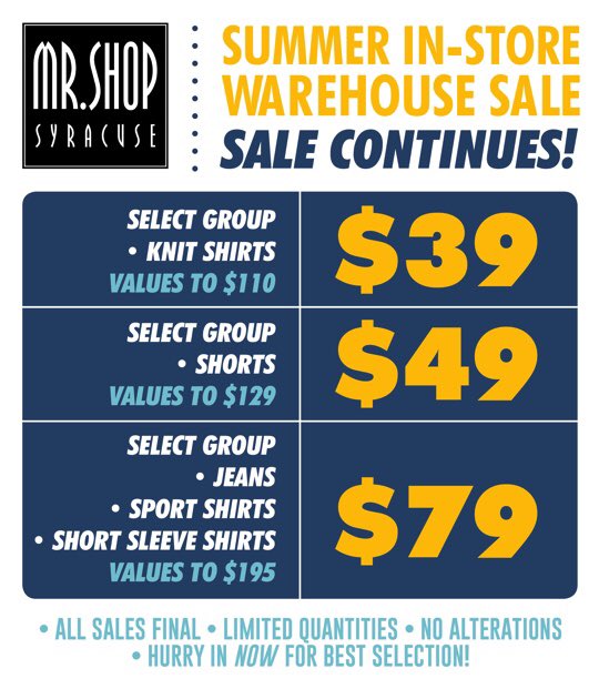 MrShopSyracuse's tweet photo. https://t.co/GDg6oMXAU2