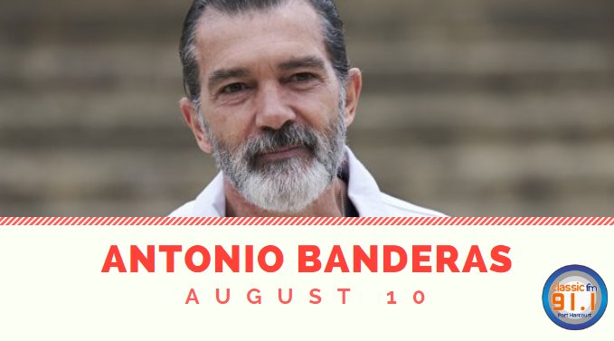 Happy birthday to Spanish actor, singer, and producer, Antonio Banderas 
