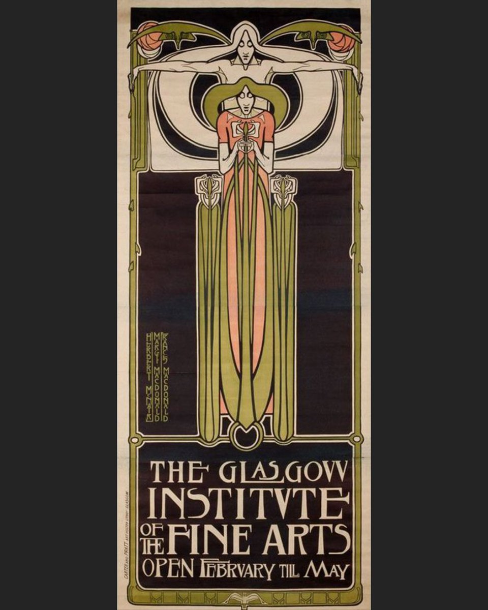 Poster. Margaret Macdonald, Frances Macdonald, J. Herbert McNair. c.1895.
Image: MOMA