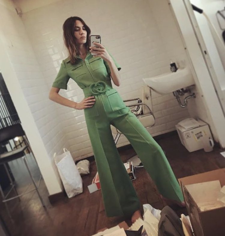 gucci green jumpsuit