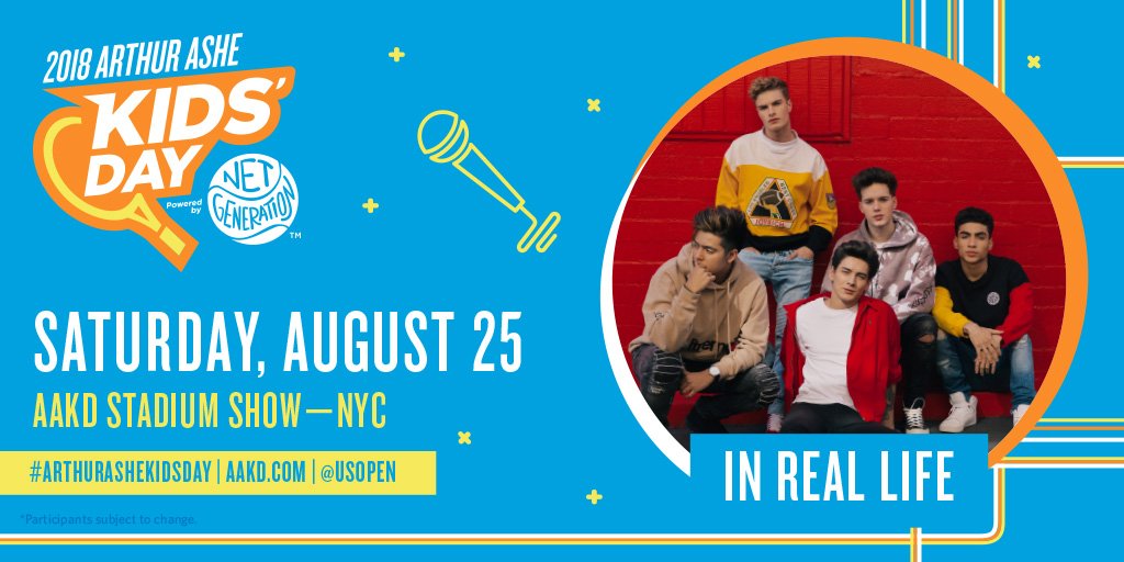 NYC! We're playing #ArthurAsheKidsDay and kicking off the @usopen on Aug. 25th, get tickets here! ticketmaster.com/US-Open-Arthur…