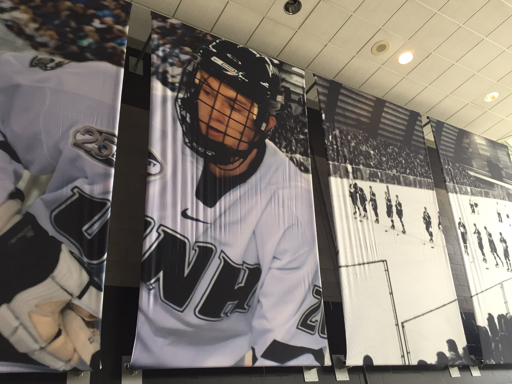 UNH Men's Hockey on Twitter "Great new look to the lobby of the Whitt